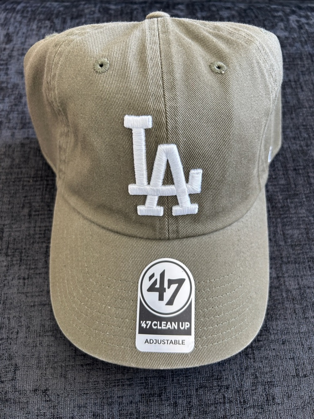 NEW ‘47 Brand MLB Olive Green Los Angeles Dodgers Baseball Adjustable Hat